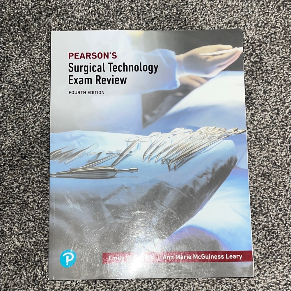 Pearson Red and White Educational Book